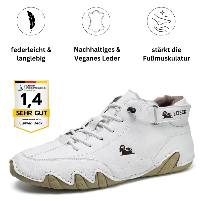 Ludwig Deck® orthopädische Winter Barfuß-Lederschuhe