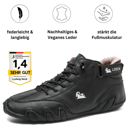 Ludwig Deck® orthopädische Winter Barfuß-Lederschuhe