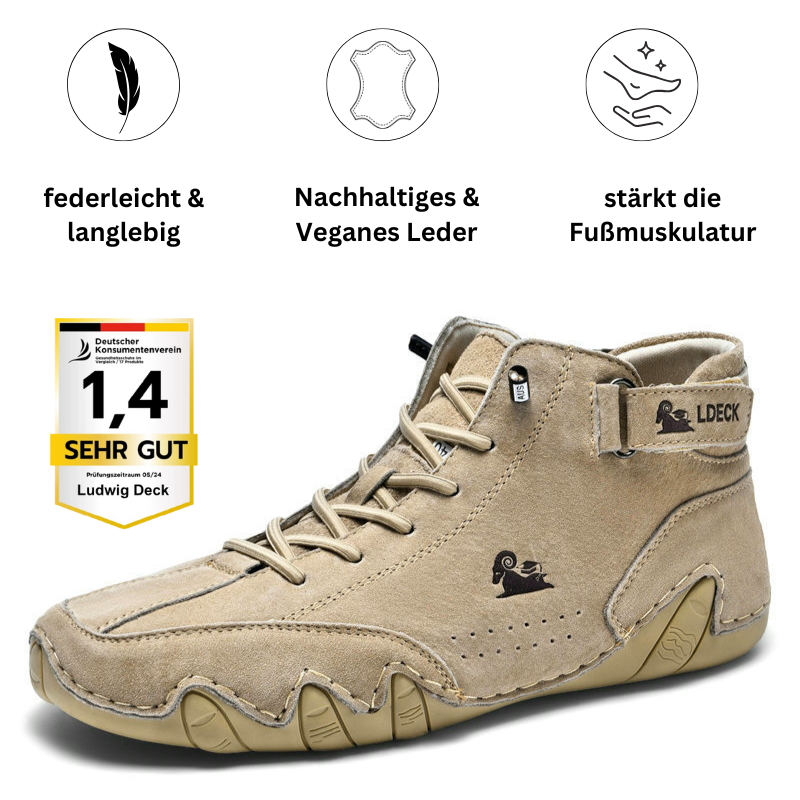 Ludwig Deck® orthopädische Premium Barfuß-Lederschuhe