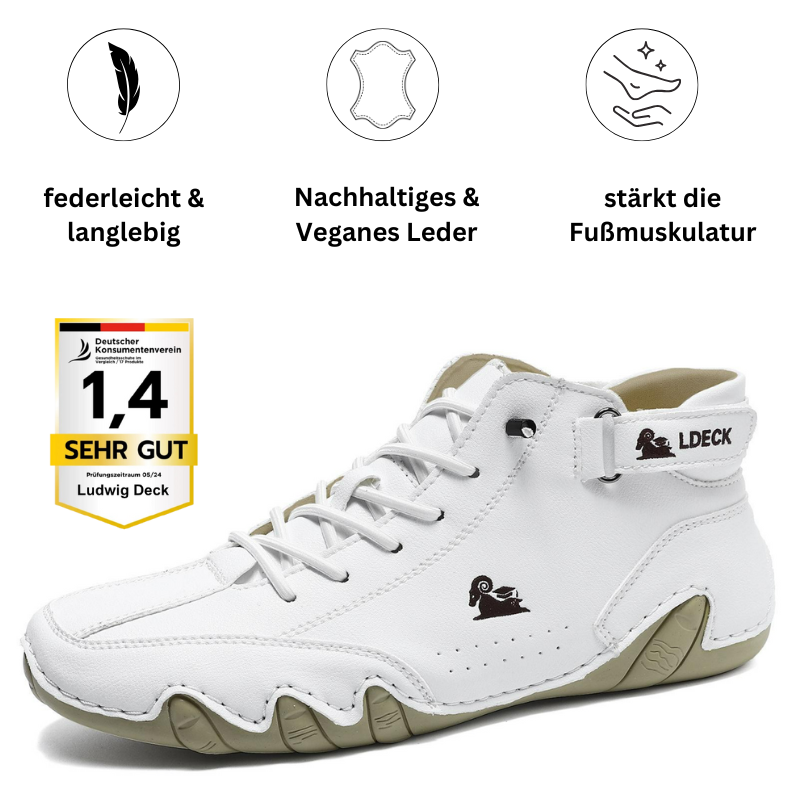 Ludwig Deck® orthopädische Premium Barfuß-Lederschuhe