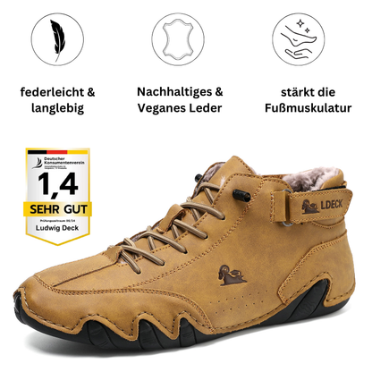 Ludwig Deck® orthopädische Winter Barfuß-Lederschuhe