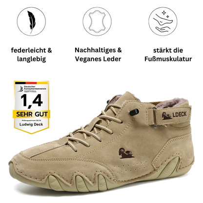 Ludwig Deck® orthopädische Winter Barfuß-Lederschuhe