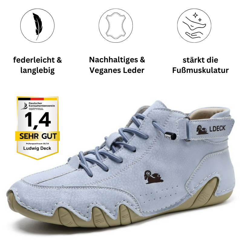 Ludwig Deck® orthopädische Premium Barfuß-Lederschuhe