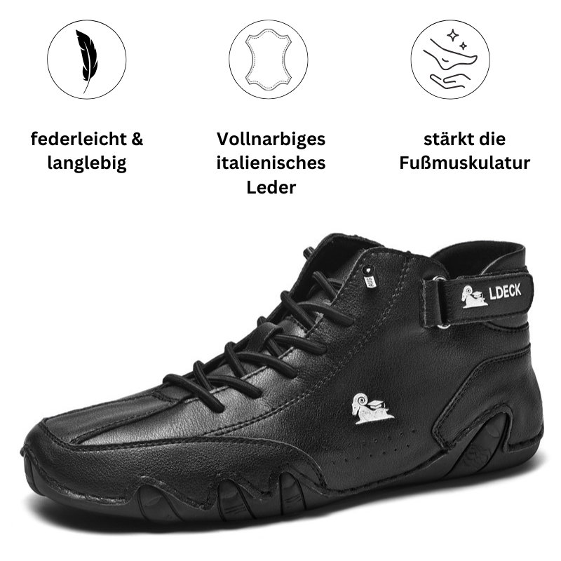 Ludwig Deck® orthopädische Echtleder Premium Barfußschuhe