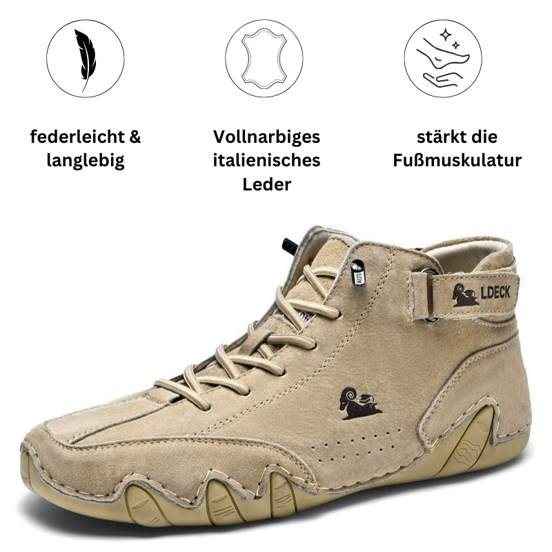 Ludwig Deck® orthopädische Echtleder Premium Barfußschuhe